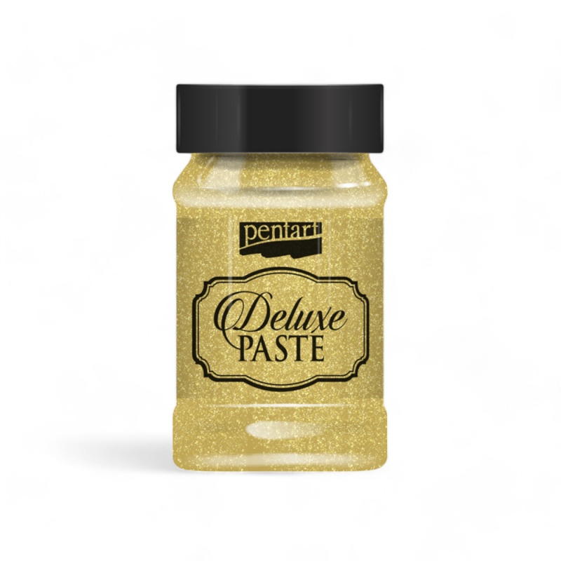 Deluxe Paste (pasta Deluxe) je lehce třpytivá pasta na vodní bázi s krémovou konzistencí. Deluxe Paste se snadno naná