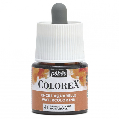 Akvarelový atrament COLOREX, mars orange 45 ml