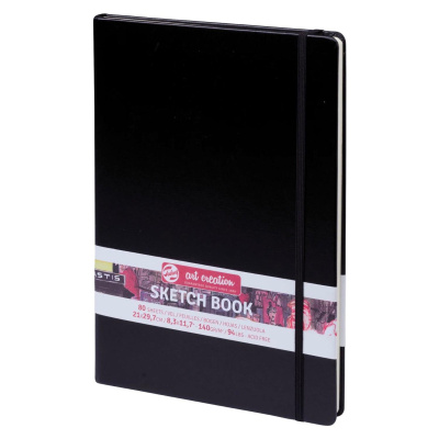 Art book, Art Creation, blok na skicovanie, 21 x 30 cm, čierny