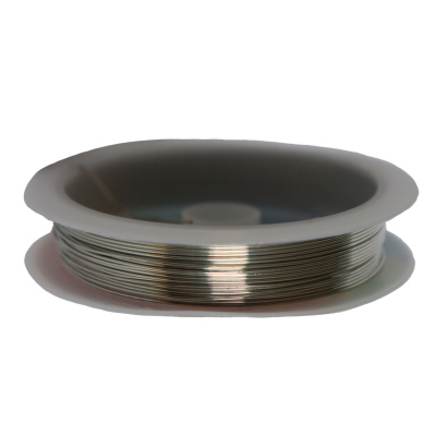 Bižutérny drôt, platina, 0,3 mm, návin 20 m