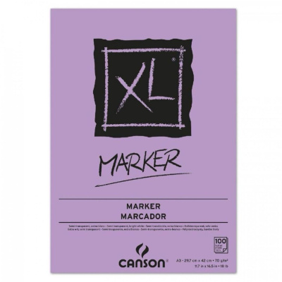 CANSON XL Marker blok, A3 70g/m2, 100 listov