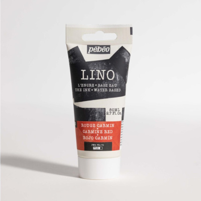 Farba na linoryt PEBEO LINOCUT - carmine red, 80 ml