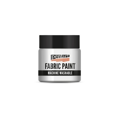 Farba na textil, 50 ml, krycia biela