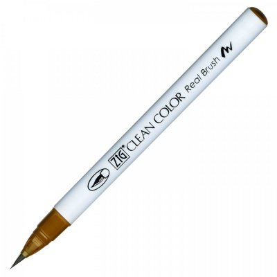 Kuretake, Clean Color Real Brush, 075 Brick Beige