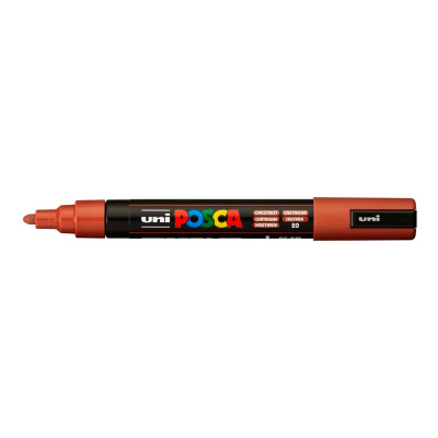 Uni Posca fixka PC-5M, 2,5 mm, gaštanová