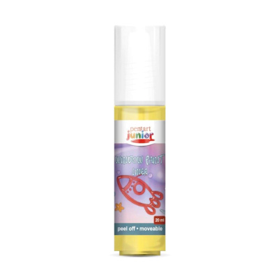 Zlupovacia farba na sklo, 20 ml, žltá